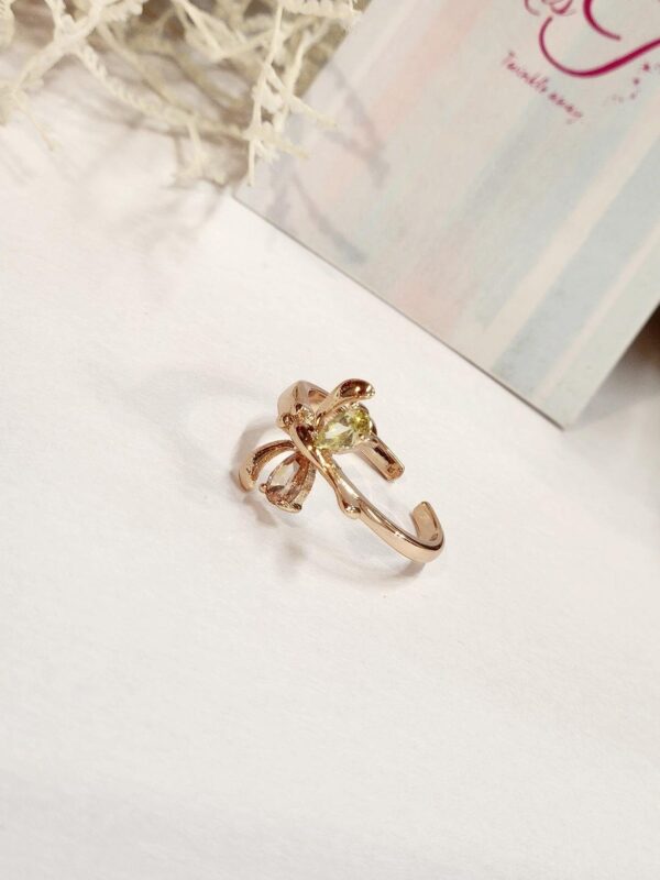 Dainty Fly Band Ring (Adjustable) - Image 2