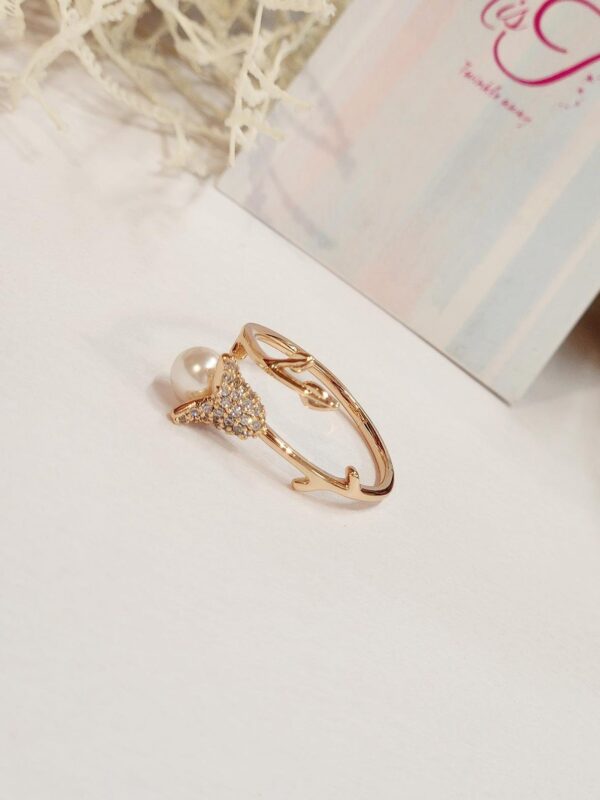 Pearl Bud Ring(Adjustable) - Image 2