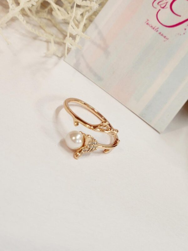 Pearl Bud Ring(Adjustable)