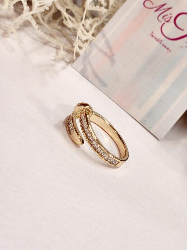 Nail Band Ring (size 6) - Image 2