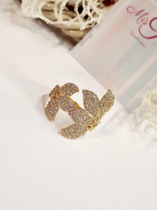Vine Cuff-Style Ring (Adjustable)