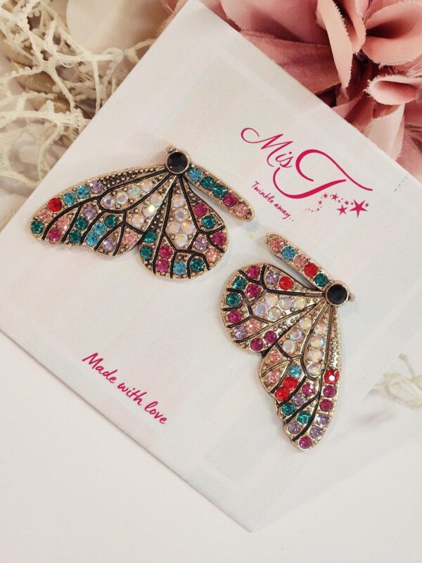 Half Half Butterfly Earrings
