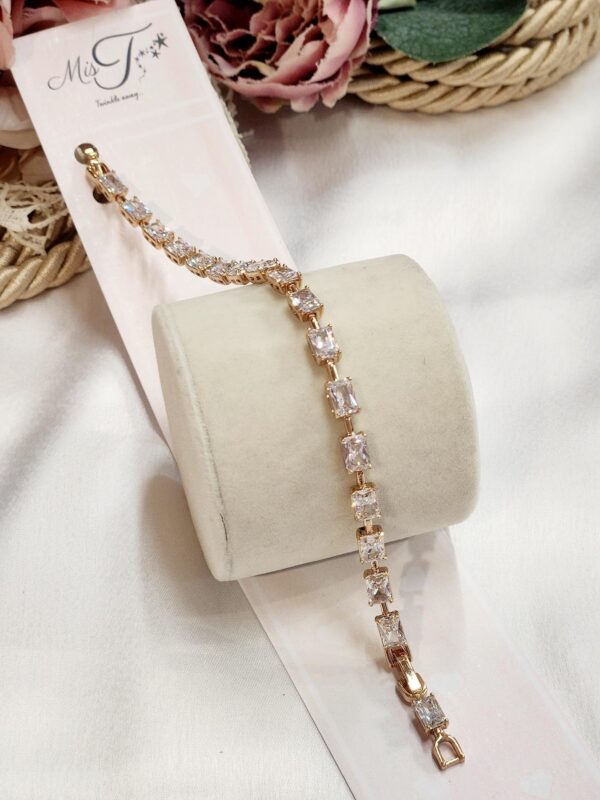 Princess Cut Solitaire Bracelet