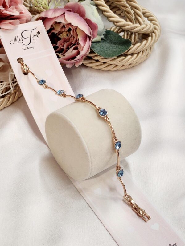 Rich Blue Dainty Bracelet