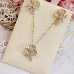 Luxe Flower Pendant set