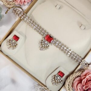 Wine Red Bebolicious Choker Set