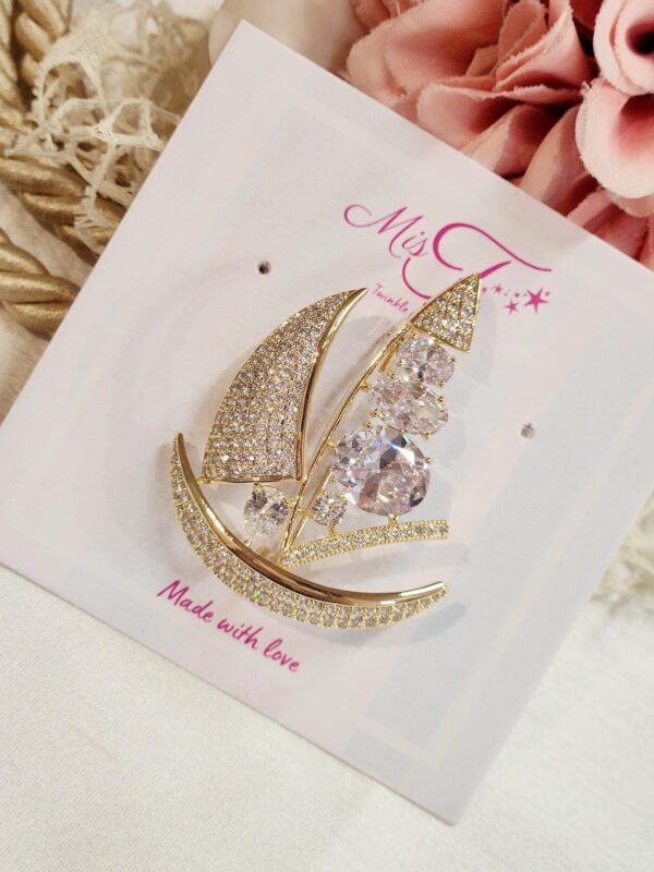 Sailing Boat Brooch