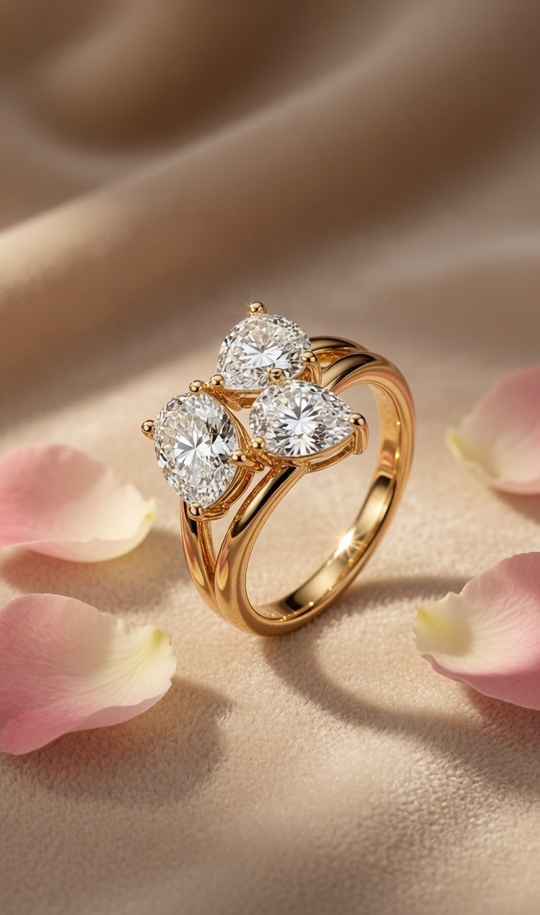 Big Cluster Elegant White Must Have Ring (size 6)