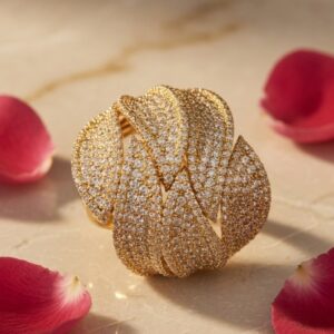Leaf Mesh Regal Tone Ring