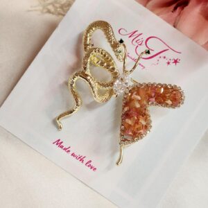 Mystic Serpent & Butterfly Brooch
