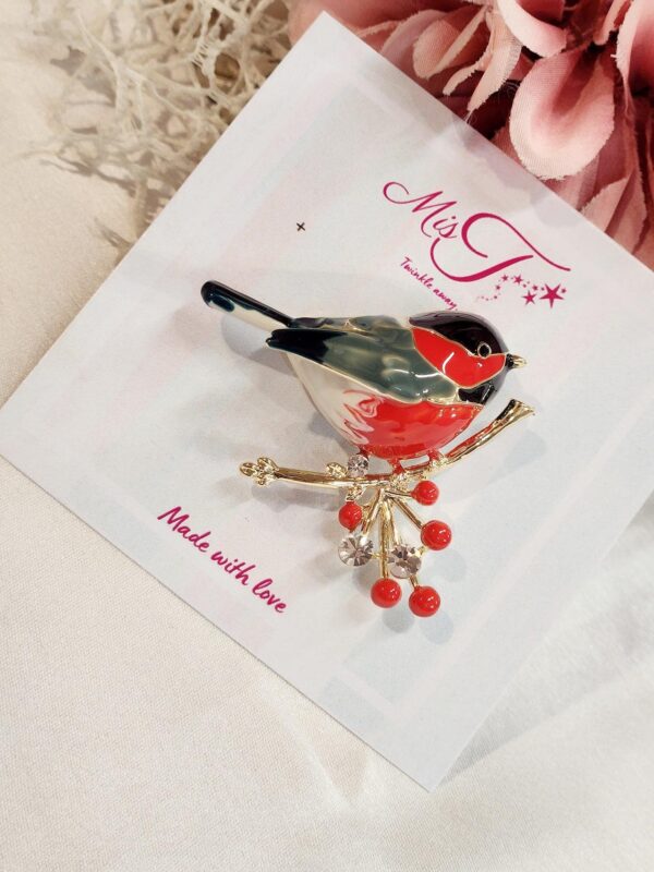 Sparrow Brooch