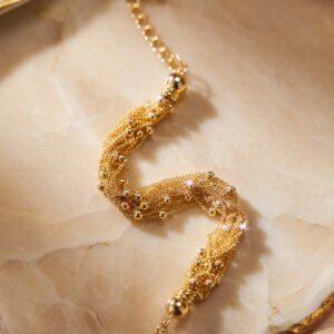 Iconic Gold Chains Bracelet for Women – Crystal Luxury Jewelry