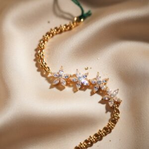 Pure Aura Rose Finish Tennis Bracelet