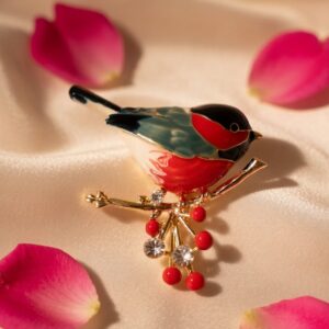 Sparrow Brooch