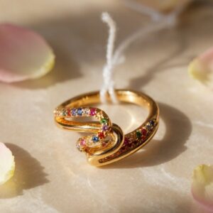 Radiant Glam Multi Colour Ring