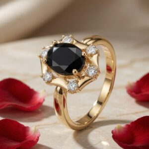Bold Black Soft Luxe Ring