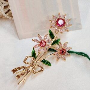 Soft Luminescence Brooch Pin Party wear