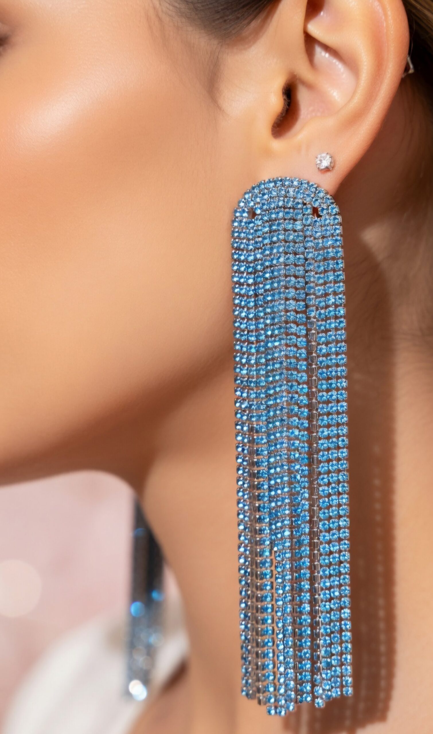 Firoza Contemporary Tassel Earrings