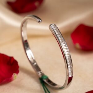 Azure Sleek Platinum Finish Bracelet