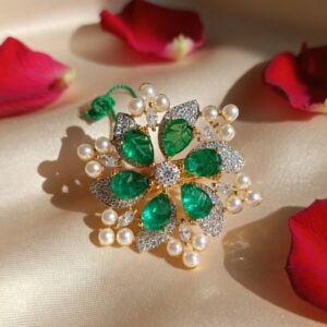 Emerald Green Luxe Love Ring