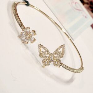 Dainty Front Openable Butterfly Bracelet