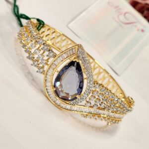 Lovely Lavender Golden Finish Bracelet