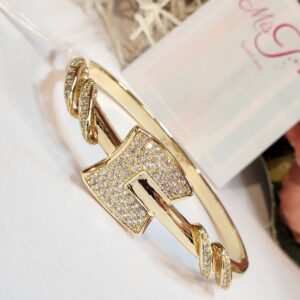 Auriella Shine 18k Brass Diamond Look Bracelet