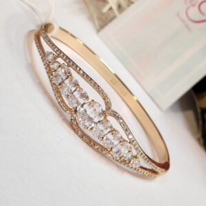 MiraBelle Spark 18k Brass Diamond Look Bracelet