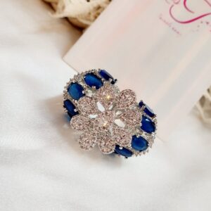 Sapphire Blue Treasure Trunk Ring