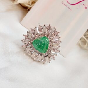 Doublet Dream Shamrock Green Ring