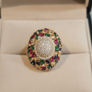 Empress Multi Crown Ring (size 7 - size 8)