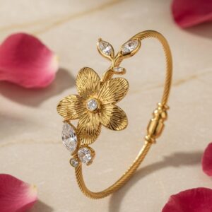 Helios Etched Gold Sunburst Bracelet-Gold Finish